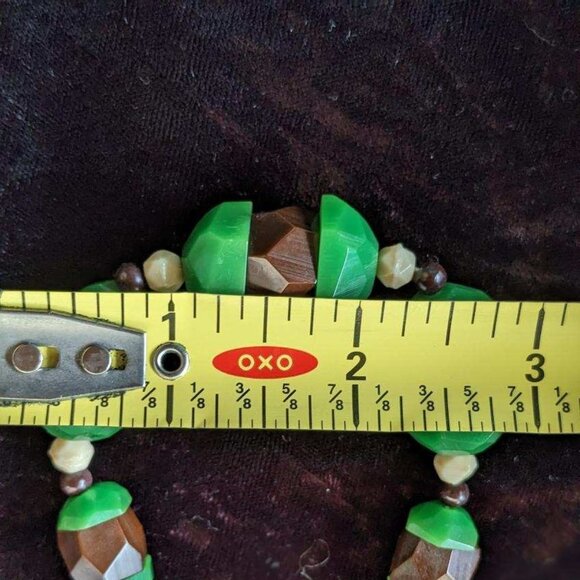 Art Deco Antique Single-Strand Graduated Glass Bead Necklace 1930s - Picture 10 of 16